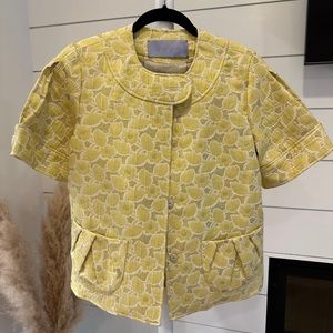 Vera Wang Gold/Yellow Brocade jacket